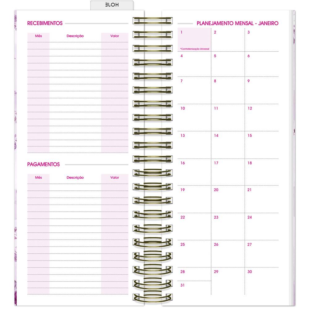 Agenda Comercial Femmina 2023 Espiral 119x275mm 192 Folhas 2331242