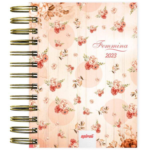 Agenda Di Ria Mini Femmina Nude Folhas Spiral Fem