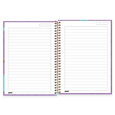 Caderno 1 4 Espiral Capa Dura 200fls Corujinhas 19214 Spiral Cor PT 1