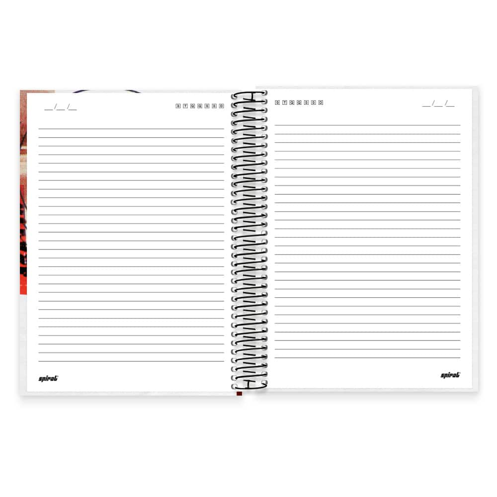 Caderno Universit Rio Capa Dura X Fls Hang Loose Spiral Ha