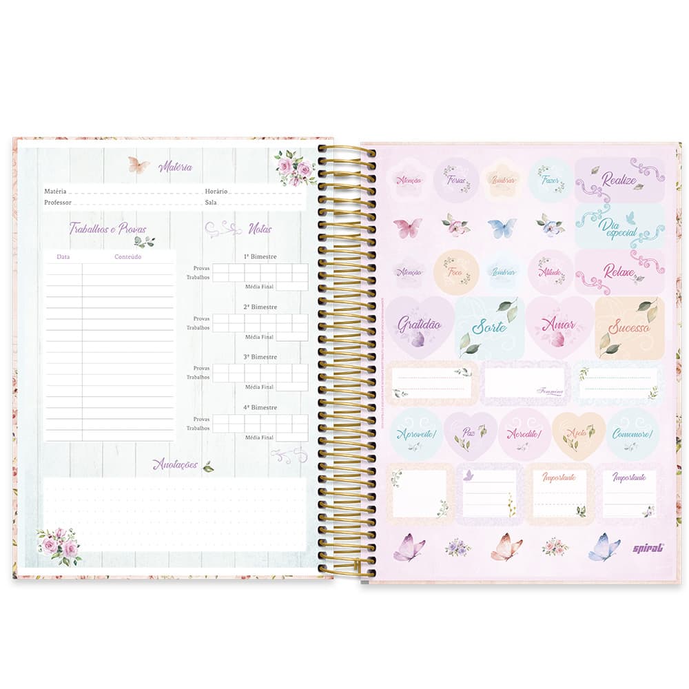 Caderno Universit Rio Capa Dura X Folhas Femmina Nude Spiral