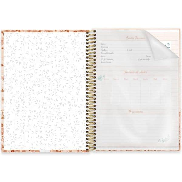 Caderno Universit Rio Capa Dura X Folhas Femmina Nude Spiral