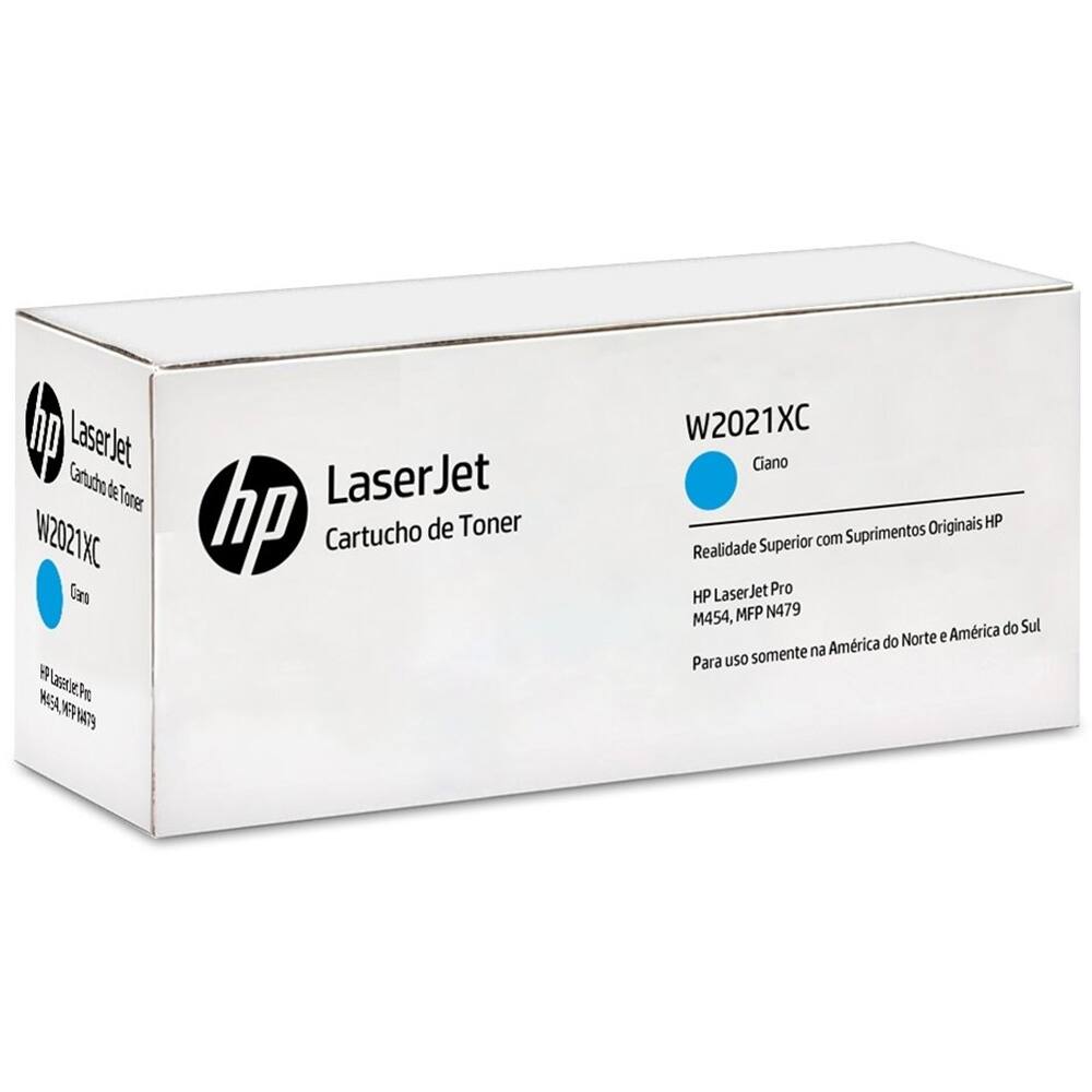 Toner HP Ciano Laserjet Original W2021XC Laserjet Pro M454 MFP