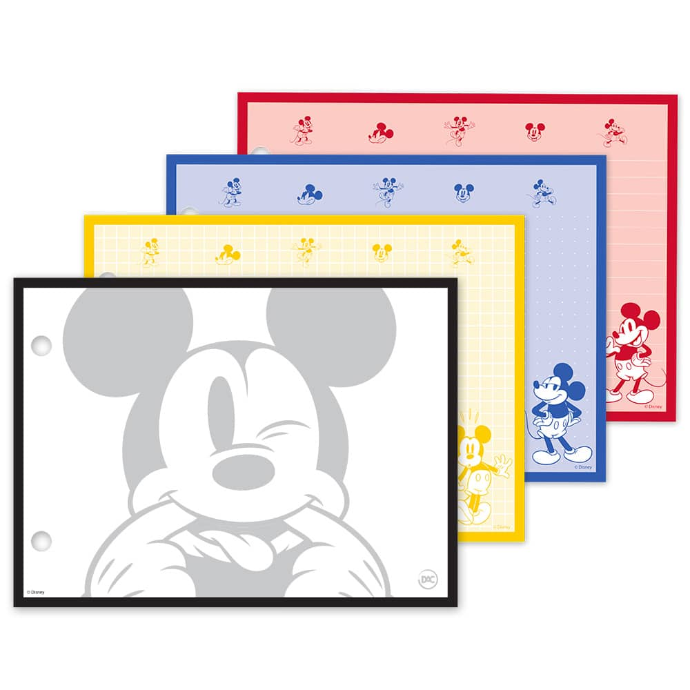 Mini Caderno Argolado Horizontal 2 Argolas Disney Mickey 3764 DAC