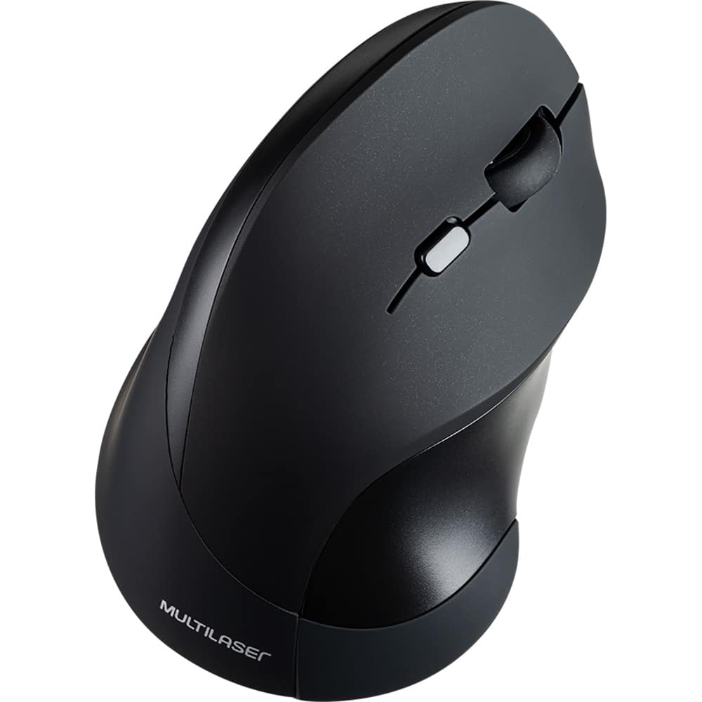 Mouse sem fio USB ergonômico 1600dpi MO284 Preto Multi CX 1 UN