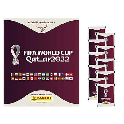 Lbum De Figurinhas Brochura Copa Qatar Envelopes Panini Pt