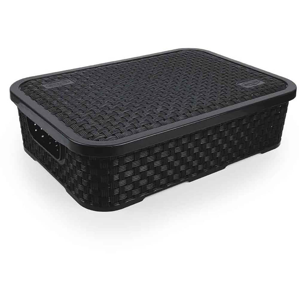 Caixa organizadora alças Rattan preto 4 5L 260 P Nitron UN 1 UN