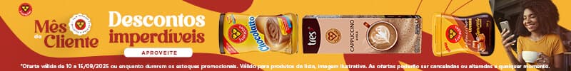 Mês do Cliente - 3 Corações