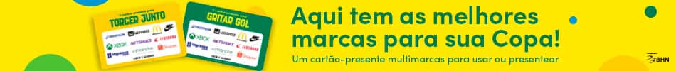 Gift Card - O melhor presente para torcer junto!