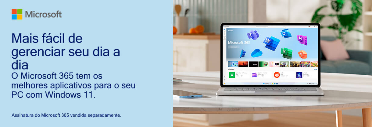 O Microsoft 365 tem os melhores aplicativos para o seu PC com Windows 11.