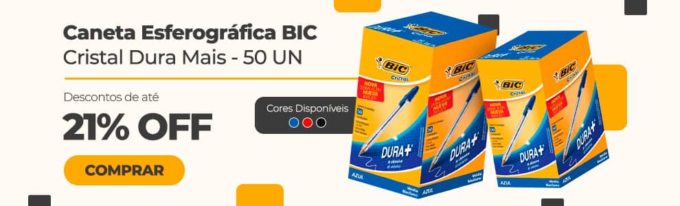 Caneta Esferográfica BIC com até 21% OFF
