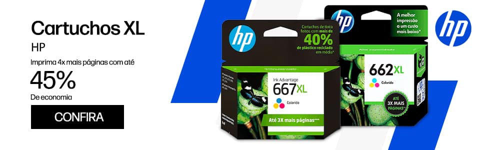 Cartuchos HP XL - Imprima mais, pagando menos