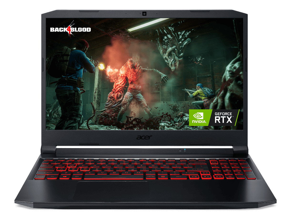 Acer Nitro exibindo imagem do jogo Back for Blood