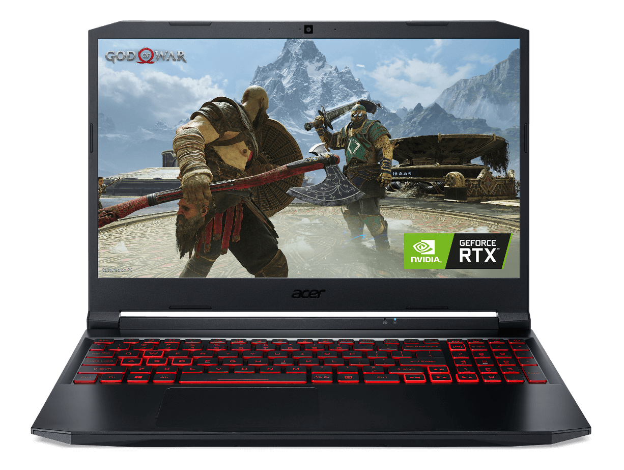 Acer Nitro exibindo imagem do jogo God of War