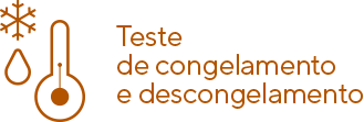 teste congelamento e descongelamento