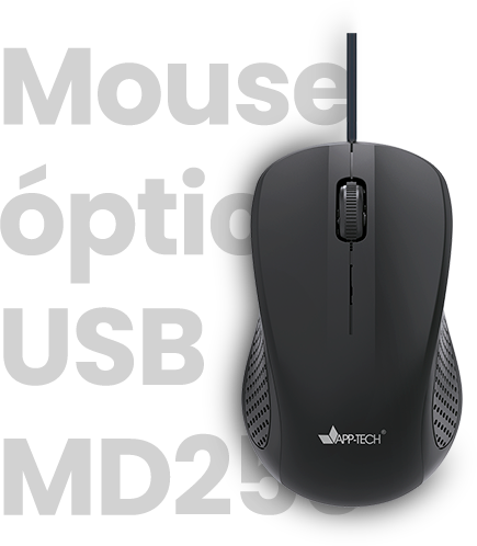 Mouse óptico com fio USB