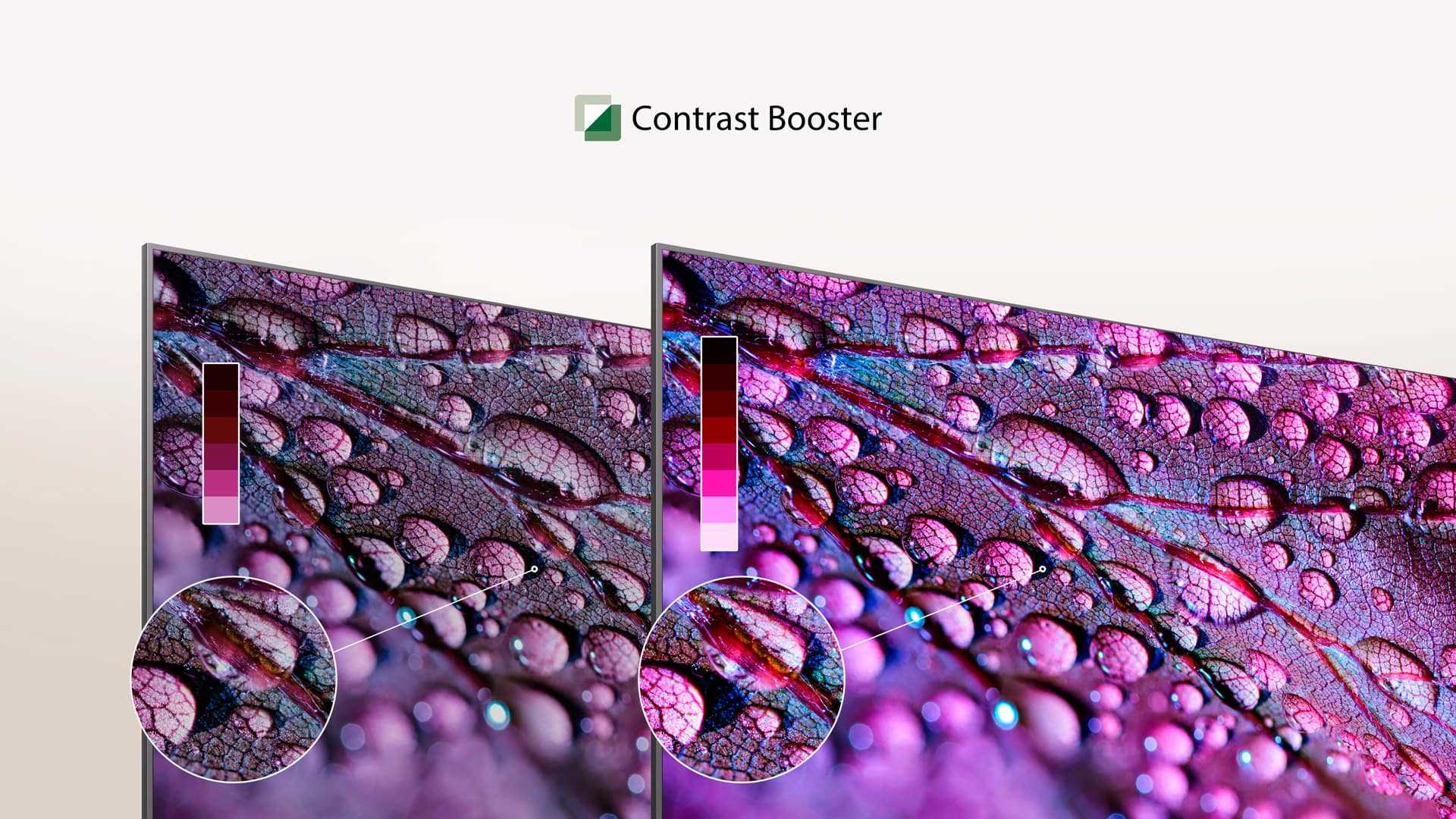 Demonstração da tecnologia 'Contrast Booster'