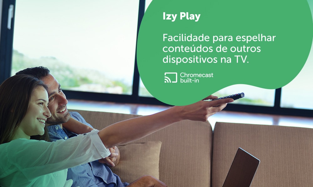 Smart Box Android TV, Izy Play, 4143011, Intelbras - CX 1 UN