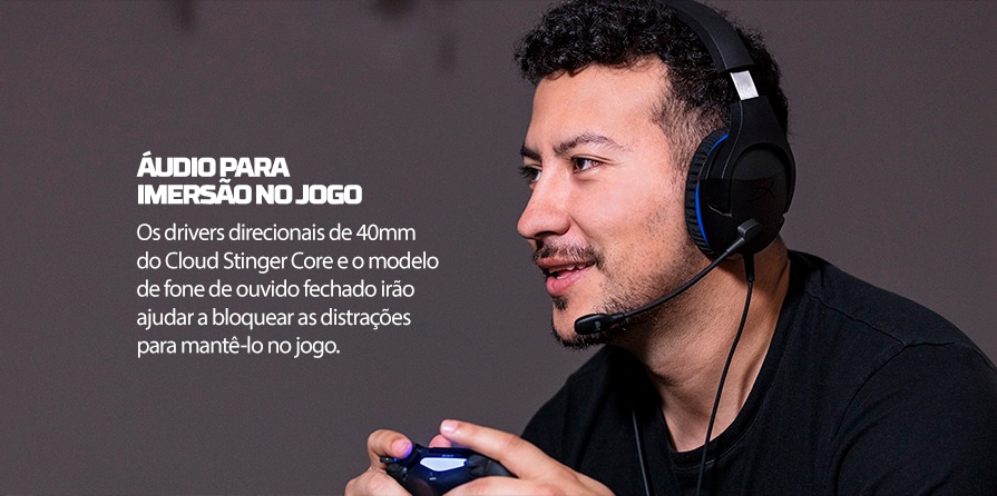 Headset Gamer Cloud Stinger, PS4, 4P5K0AA, HyperX