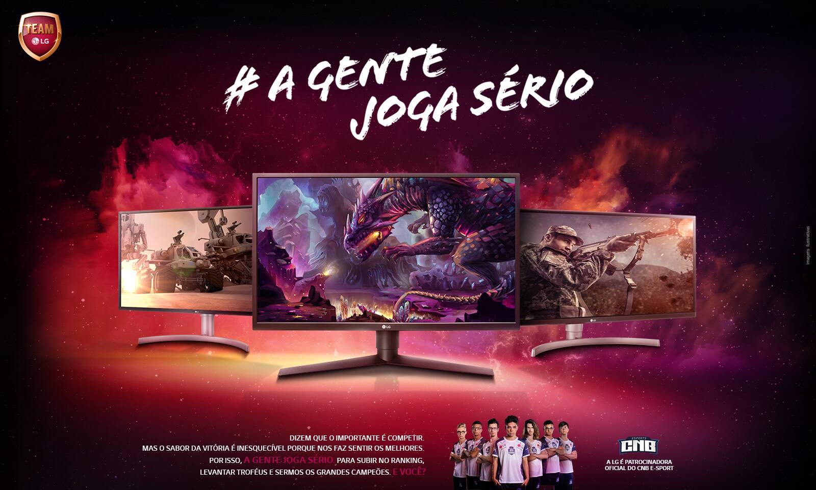 #A gente joga sério #A gente joga sério