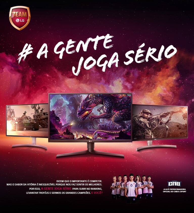 #A gente joga sério #A gente joga sério