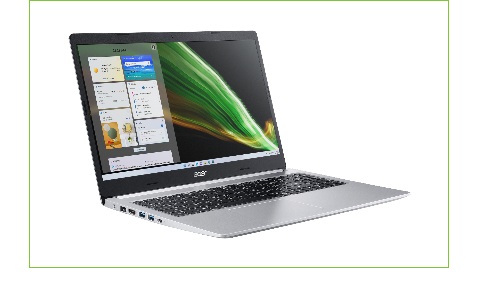 Visão frente Notebook A515-54-57CS