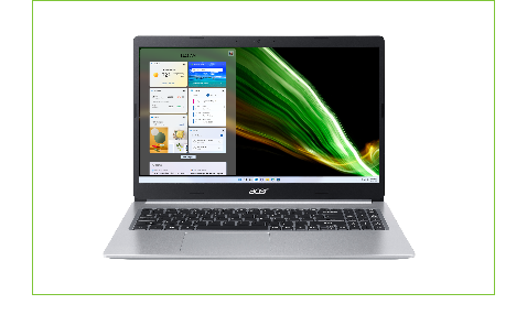 Visão traseira Notebook A515-54-57CS