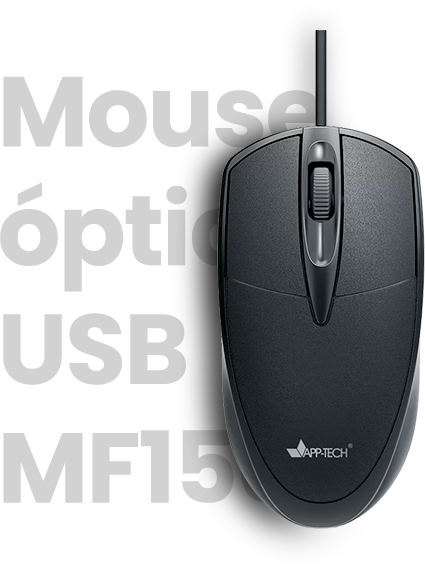 Mouse óptico com fio USB