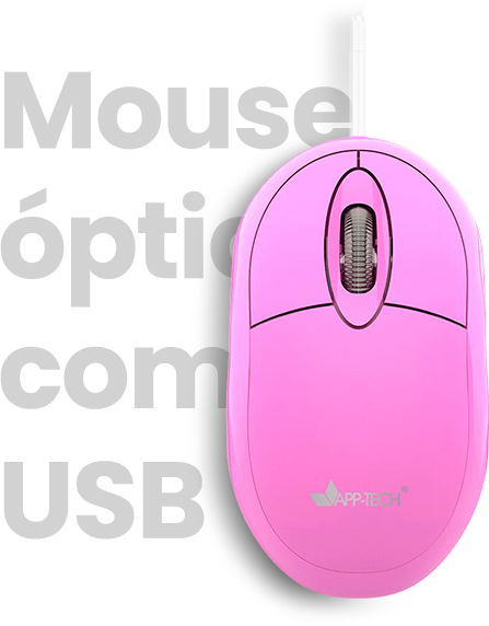 Mouse óptico com fio USB