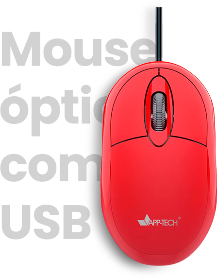 Mouse óptico com fio USB