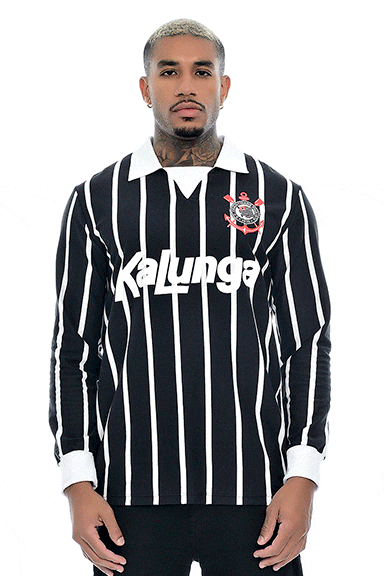 Camisa Retrô Corinthians 1990 | Kalunga