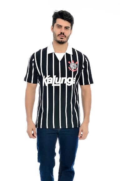 Camisa Retrô Corinthians 1990 | Kalunga