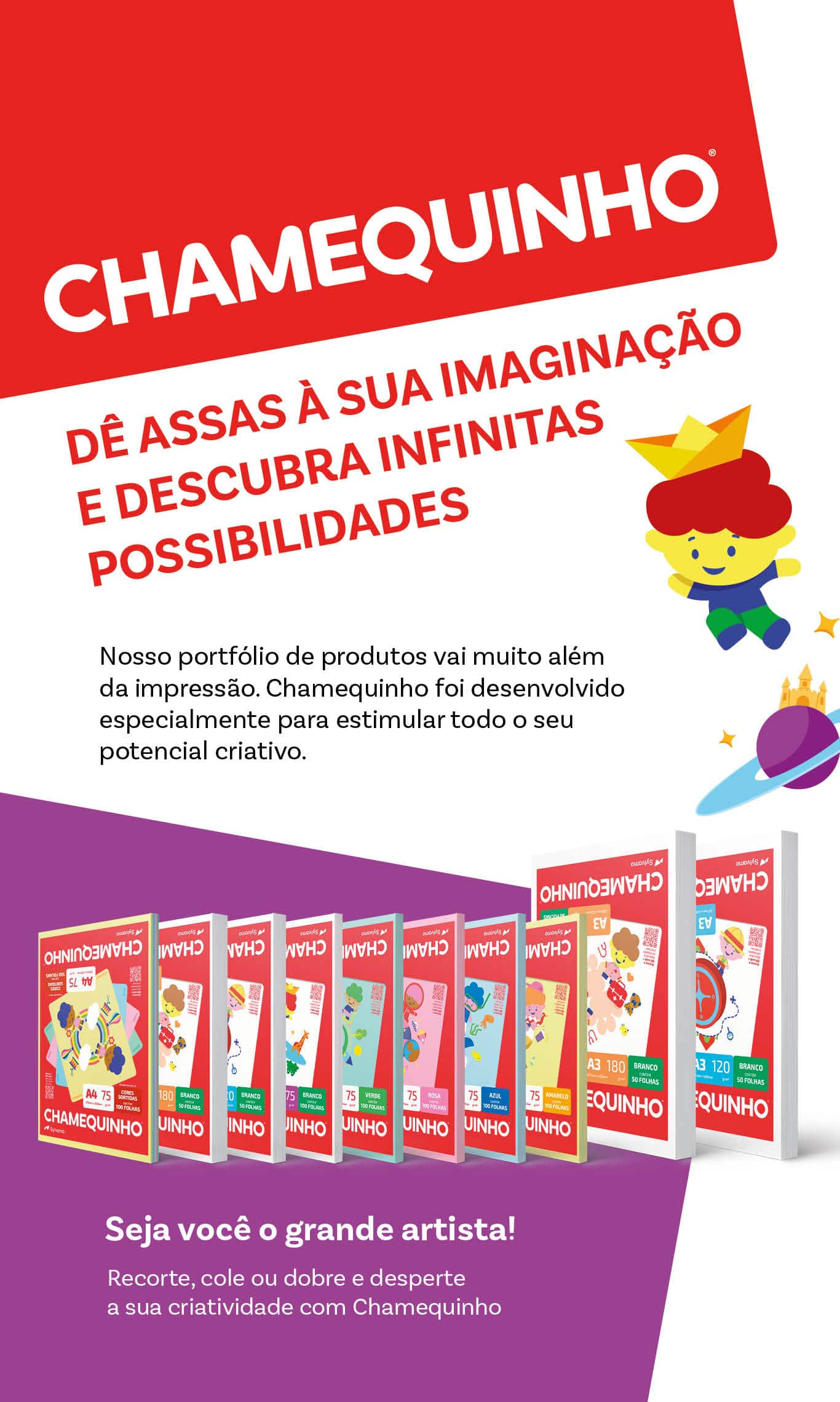 Conteúdo ilustrativo do Papel Sulfite Chamex