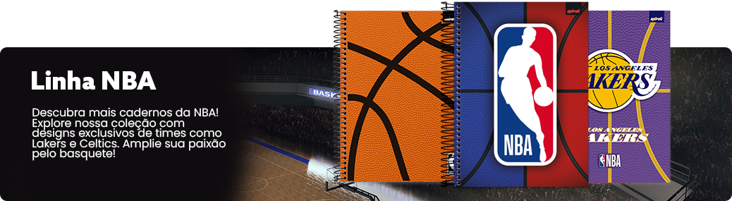 Linha NBA é na Kalunga com Spiral