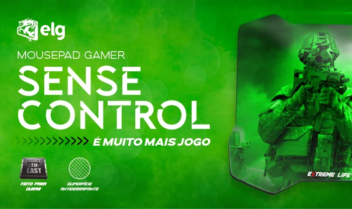 MOUSEPAD GAMER SENSE CONTROL