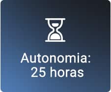 Autonomia: 25 horas