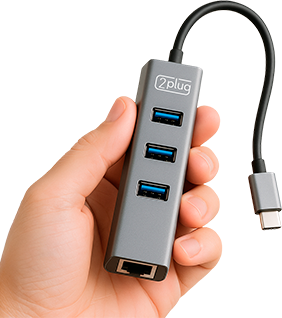 HUB USB 4 em 1