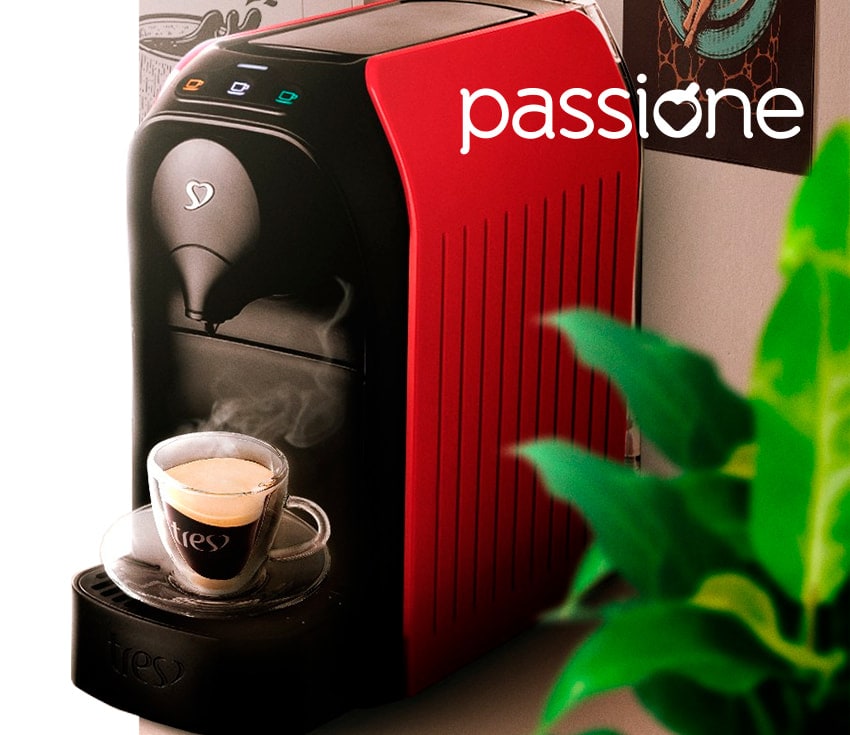 Cafeteira Espresso Passione - TRES 3 Corações