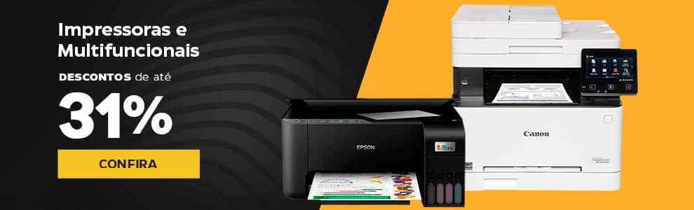 Impressoras e Multifuncionais com até 25% OFF