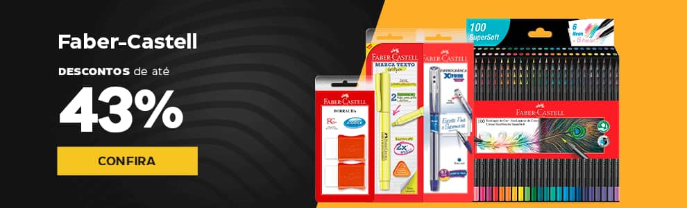 Faber-Castell com até 30% OFF