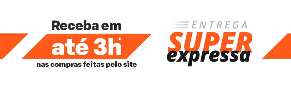 Receba em até 3h!