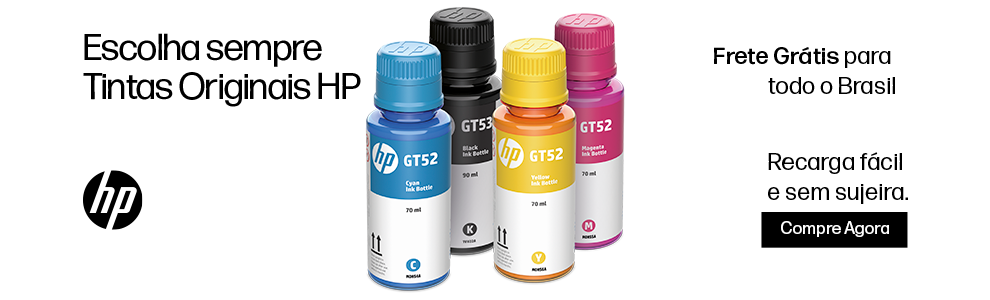 Garrafas de tinta HP