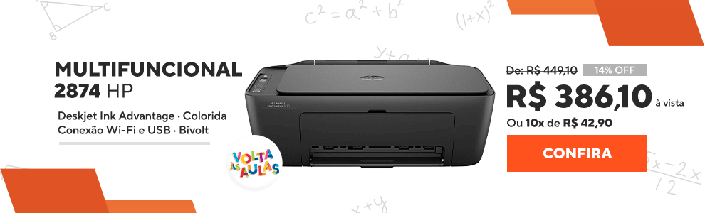 Multifuncional Deskjet Ink Advantage 2874 HP