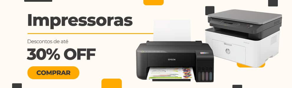 Impressoras com até 30% de desconto