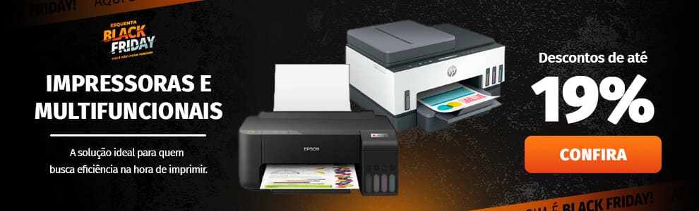 Impressoras e Multifuncionais com até 19% OFF