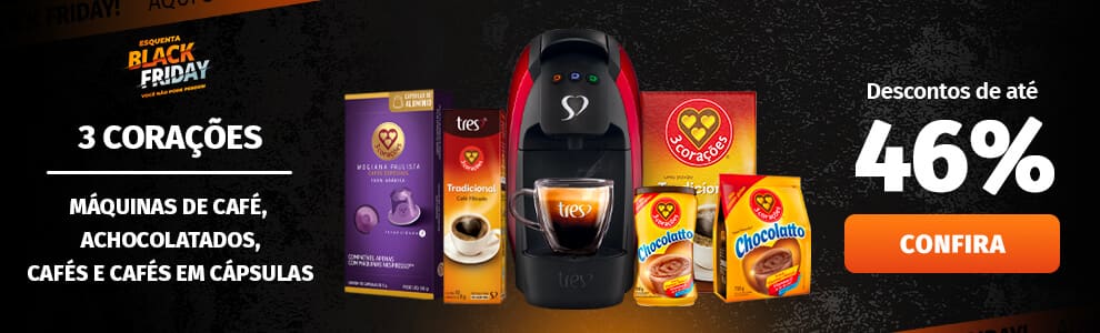 3 Corações com até 46%