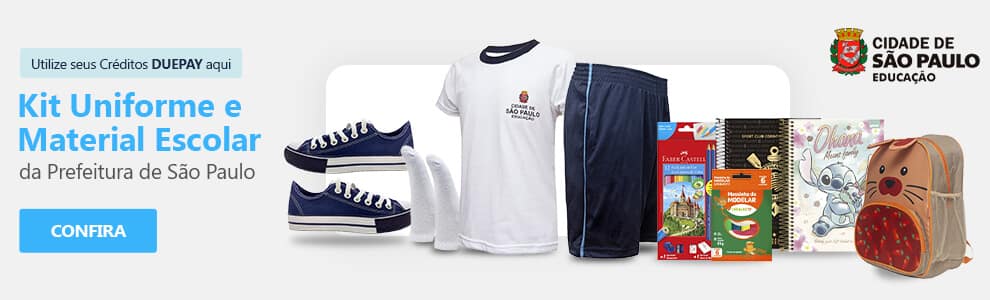 Kit Uniforme e Material - Prefeitura São Paulo