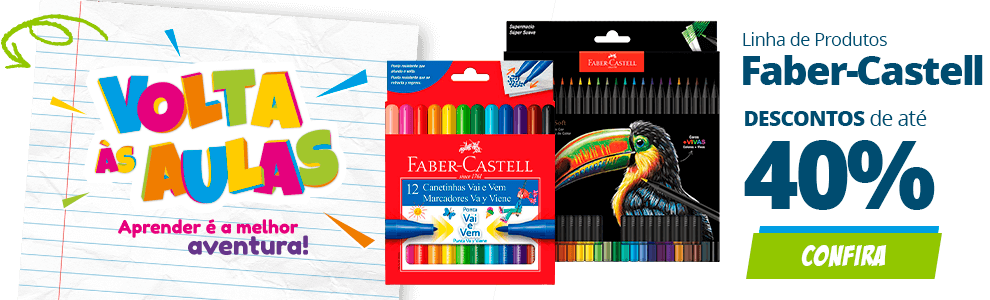 Faber-Castell com até 40% OFF