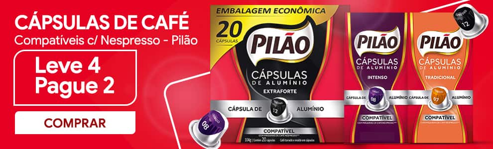 Cafés em Cápsula para Nespresso Pilão