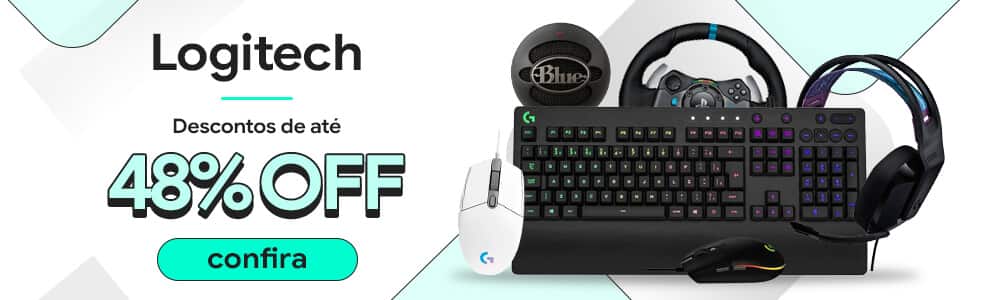Logitech com até 48% OFF